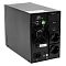 Фото-3 ИБП PowerMan Online 1000 VA Tower, задняя панель под углом: вентилятор, порты RS232 и USB, разъём EPO, слот Intelligent Slot, сетевой вход и две выходные розетки Schuko; фото показывает интерфейсы и схему подключения для страницы товара.