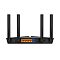 Фото-2 TP-Link Archer AX23, задняя панель крупным планом: сетевые порты RJ‑45, кнопки управления и разъём питания; на белом фоне, важно для страницы товара чтобы оценить подключение устройств