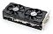 Фото-4 Видеокарта AFOX NVIDIA GeForce RTX 2060, вид сверху с обратной стороны кожуха; видны два вентилятора, боковой 8-контактный разъём питания и радиатор, что показывает способ питания и компоновку для страницы товара.