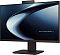Фото-5 Моноблок Asus PM640KA-BPC028W 23,8 дюйма, вид спереди слева под углом; чёрный корпус, тонкие рамки, выдвижная камера сверху и прямоугольная подставка; фото показывает внешний вид моноблока в рабочем положении на странице товара.