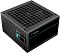 Фото-5 Блок питания DeepCool PF700, вид сзади и сверху под углом. Видны перфорированная задняя панель, сетевой разъём IEC и бирюзовый выключатель питания, сверху &mdash; решётка вентилятора. Фото показывает расположение сетевого входа и вентиляционных отверстий.