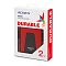 Фото-4 Внешний жёсткий диск ADATA HD650 AHD650-2TU31-CRD &mdash; коробка упаковки; на белой коробке видны надписи ADATA, HD650, 2.5" External HDD и обозначение 2 TB, через окно виден красный диск; фото показывает комплект в розничной упаковке для карточки товара.