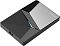 Фото-4 Внешний SSD Netac Z7S NT01Z7S-960G-32BK, вид сбоку под углом, разъём USB-C на торце, чёрный корпус с рифлёной текстурой и серебристой панелью.