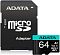 Фото-2 Карта памяти ADATA Premier Pro microSDXC UHS-I Class 3 C10 64GB, AUSDX64GUI3V30SA2-RA1