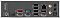 Фото-4 Материнская плата MSI MAG B850 TOMAHAWK MAX WIFI, задняя I/O‑панель крупным планом; тёмная панель с HDMI, несколькими USB‑портами и USB‑C, сетевым разъёмом, двумя антенных разъёмами Wi‑Fi 7, оптическим S/PDIF и аудиоразъёмами; фото важно для выбора интерфейсов подключения.