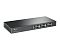 Фото-2 Коммутатор TP-Link TL-SF1024, вид спереди слева. На фото показан длинный корпус 1U, боковая вентиляционная перфорация и 24 Ethernet-порта на передней панели. Этот ракурс важен для страницы товара, так как показывает форму корпуса и размещение портов.