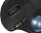 Фото-5 Беспроводная мышь Logitech M575S с USB-ресивером, фрагмент нижней части и комплект; виден синий трекбол, боковые кнопки и компактный приёмник, чёрный корпус; изображение показывает способ подключения и комплект поставки для страницы товара.