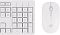 Фото-20 Комплект клавиатура/мышь OKLICK  Беспроводной белый, 1091258