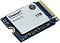 Фото-2 SSD Kingston NV2 1 ТБ M.2 2230 PCIe 4.0 NVMe, вид обратной стороны на светлом фоне; видна синяя печатная плата, сервисная наклейка и укороченный размер платы формата 2230; изображение показывает конструкцию оборотной стороны для страницы товара.