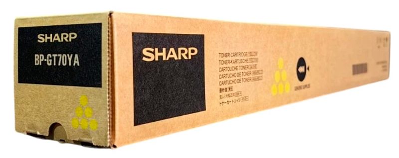 Фото Тонер-картридж SHARP Лазерный Желтый 24000стр, BPGT70YA