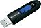 Фото-2 USB-накопитель Transcend JetFlash 790 64GB, вид под углом: выдвинутый разъём USB‑A, чёрный корпус с синей вставкой и рифлёным слайдером, отверстие под шнурок, на белом фоне; важно для страницы, чтобы увидеть форму корпуса и механизм слайдера.