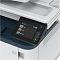 Фото-2 МФУ Xerox B305 &mdash; крупный план панели управления на белом фоне; сенсорный экран с меню и боковые кнопки (домой, назад, запуск), кнопка питания сверху; важно для страницы товара, так как демонстрирует интерфейс и органы управления.