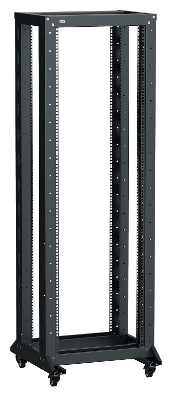 Фото Двухрамная стойка ITK Linea 42U чёрный, LF05-42U66-2RM
