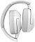 Фото-6 Гарнитура A4Tech Fstyler BH220 White, вид на чашку крупным планом с инфографикой; показаны круглая накладка с концентрической текстурой, внутренний драйвер и подписи о технологии M.O.C.I., конструкции микрофона и глубоком басе; изображение поясняет устройство чашки и акустический узел на странице товара.