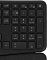Фото-9 Клавиатура Logitech K860 чёрная, угловой вид, показывающий переднюю панель с клавишами и контур эргономичного корпуса