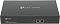 Фото-9 Аппаратный контроллер TP-Link Omada OC300, вид спереди сверху; на фото чёрная верхняя крышка с логотипом tp‑link Omada, передняя панель с двумя Ethernet-портами, USB 3.0 и индикаторами; изображение показывает форму корпуса и передние разъёмы на странице товара.