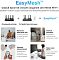 Фото-10 Wi‑Fi усилитель сигнала TP‑Link Archer Air E5, инфографика EasyMesh: схема роутера и двух усилителей с одной Wi‑Fi сетью и зонами покрытия; важно для понимания совместимости с mesh‑сетью.