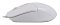 Фото-8 Мышь A4Tech Fstyler F1512 White, профиль сбоку: низкий белый корпус, видны контуры основных кнопок и задняя часть спинки; фото важно для понимания высоты и формы мыши при работе на столе.
