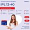 Фото-7 Аккумуляторная батарея для ИБП iPPON IPL12-40, инфографика: изображение батареи, подписи 12 В и 40 А·ч, пиктограммы сценариев применения; помогает понять назначение модели на странице товара.
