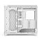 Фото-13 Корпус Fractal Design Meshify 3 XL Ambience Pro RGB TG Clear Tint, белый, внутренний вид со стороны кабельного отсека; на фото крупные кабельные каналы с фиксаторами, площадки под накопители и вырез под материнскую плату; изображение раскрывает организацию кабелей и внутреннюю конструкцию корпуса.