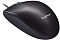 Фото-4 Мышь Logitech M90, вид сверху сзади под углом; чёрная матовая спинка с логотипом Logitech, плавные линии корпуса и передняя часть с колесом прокрутки; фото показывает общий внешний вид модели в карточке товара.