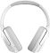 Фото-2 Гарнитура A4Tech Fstyler BH220 White, вид спереди на оголовье и амбушюры; видны белый корпус, мягкие накладки с серым геометрическим рисунком и кнопки управления на левой чашке; изображение помогает странице товара показать посадку и элементы управления.