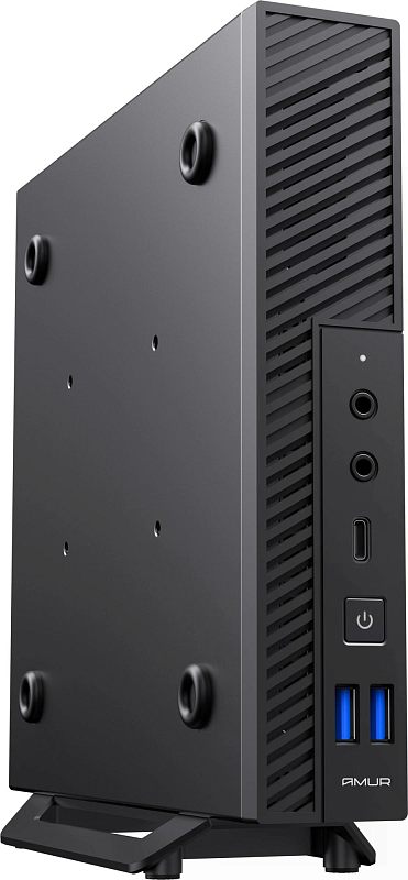 Фото-1 Nastolnyy kompyuter amur finval h6i12 amue 466219 002 mini pc, общий вид; корпус аксессуара и основные элементы показаны для страницы товара. Описание фиксирует видимые элементы, чтобы изображение соответствовало теме страницы товара.