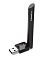 Фото-1 USB Bluetooth-адаптер TP-Link UB500 Plus Bluetooth 5.3, вид под углом; компактный USB-модуль с чёрным основанием, серой складной антенной и маркировкой Bluetooth 5.3 на вертикальной части; фото показывает форму антенны и USB-разъём адаптера.