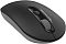 Фото-4 Беспроводная мышь A4Tech Fstyler FG20S USB Grey, правый задний ракурс; на фото видна округлая верхняя крышка, тёмно-серый верх и светло-серое основание корпуса; изображение показывает профиль мыши для страницы товара.