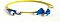 Фото-1 Оптический патч-корд Hyperline SM 9/125 мкм FC-D2-9-FC/UR-LC/UR-H-5M-LSZH-YL, жёлтый, кабель уложен кольцом на белом фоне; видны синие разъёмы FC и светлые LC-коннекторы на концах. Изображение для страницы товара показывает типы коннекторов и цвет одномодового шнура.