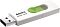 Фото-2 USB-накопитель ADATA UV320 128 ГБ, вид под углом: белый корпус с надписью &ldquo;UV320/128GB&rdquo;, зелёный ползунок, разъём USB‑A выдвинут; на белом фоне &mdash; демонстрирует конструкцию слайдера и форму корпуса на странице товара.