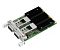 Фото-1 Сетевая карта LR-LINK LRES4160PF 200 Gb/s QSFP56, 2 порта; плата показана сверху под углом на светлом фоне. На фото видны два порта QSFP56, два черных радиатора на правой части платы и винт фиксации на торце монтажной планки. Фото важно для страницы, так как показывает компоновку портов и охлаждения.