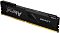 Фото-2 Модуль памяти Kingston Fury Beast Black KF432C16BB/32, вид спереди под углом. На фото чёрный DIMM в перспективе, с надписью FURY на верхней кромке, логотипом BEAST и золотистыми контактами снизу. Изображение показывает объёмный профиль радиатора на странице товара.
