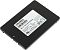 Фото-2 SSD Samsung PM883 MZ7LH480HAHQ-00005 480GB, вид с обратной стороны под углом. Видна чёрная тыльная панель корпуса, белая сервисная наклейка, крепёжные винты и тонкий профиль 2,5-дюймового накопителя. Фото важно для проверки маркировки и обратной стороны корпуса.