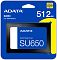 Фото-6 Диск SSD ADATA Ultimate SU650 2.5&quot; 512 ГБ SATA, ASU650SS-512GT-R