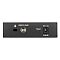Фото-2 Коммутатор D-Link DGS-1100-05V2, вид сзади. На фото отверстие под замок, винт заземления SWITCH GND, кнопка Reset и круглый разъём питания 5V 1A. Изображение показывает сервисные элементы и питание на странице товара.