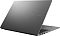 Фото-4 Ноутбук Asus VivoBook S16 M3607HA-RP236, вид сзади под углом на крышку; на фото гладкая тёмно-серая крышка с надписью ASUS VIVOBOOK и правая боковая часть основания; изображение показывает оформление внешней панели ноутбука для карточки товара.