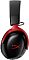 Фото-2 Наушники HyperX Cloud III S Wireless, чёрные с красным — крупный план одной чашки; видны чёрная овальная крышка с красным логотипом HyperX, красное крепление и амбушюр. На странице товара это важно для показа расцветки чашки и крепления.