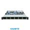 Фото-2 Серверnaya platforma gigabyte r163 z35 rev aac1 acc1 12x2 5, вид под углом; передняя панель, салазки дисков и верхняя крышка помогают оценить формат платформы. Описание фиксирует видимые элементы, чтобы изображение соответствовало теме страницы товара.