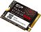 Фото-4 SSD Silicon Power UD90 M.2 2230 500 GB, вид под углом спереди; видны чёрная лицевая наклейка с логотипом SP, QR-код, серийная маркировка и контактная часть разъёма; ракурс помогает рассмотреть толщину платы и компактный форм-фактор 2230.