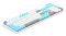 Фото-4 Механическая клавиатура A4Tech Bloody S510N Icy White, низкий боковой ракурс. Видны высокий профиль кейкапов, белая передняя грань корпуса и свет под клавишами; изображение важно для оценки высоты и конструкции на странице товара.