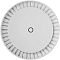 Фото-2 Точка доступа MikroTik cAP ax, вид сверху: круглая белая панель с центральным круглым индикатором, по окружности &mdash; радиальные прорези вентиляции. Фото важно для визуальной идентификации устройства на объекте.