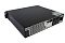 Фото-2 ИБП Systeme Electric Smart-Save Online SRT G2 1000 VA SRTSE1000RTXLIG2, вид сзади под углом: решётка охлаждения, сухие контакты EPO/DRY, USB, DB9, вход IEC и восемь выходных розеток, включая одну евророзетку; фото важно для оценки подключений и интерфейсов на странице товара.