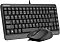 Фото-4 Комплект клавиатура/мышь A4Tech  Проводной чёрный, F1110 GREY