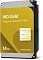 Фото-2 Жёсткий диск Western Digital WD Gold WD142KRYZ, SATA, 3.5 &mdash; вид спереди под углом, золотистая наклейка и видимая правая боковая грань корпуса с крепёжным отверстием; на белом фоне, чтобы на странице товара показать форму корпуса 3.5 и ориентацию при монтаже.