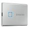 Фото-2 Внешний диск SSD Samsung T7 TOUCH 500 ГБ 1.8&quot; USB 3.2 серебристый, MU-PC500S/WW