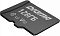 Фото-1 Карта памяти Digma microSDXC 128 ГБ DGFCA128A01, крупный план карты спереди под углом: чёрный корпус microSD с белой маркировкой 128ГБ, значками Class 10, U1 и V10, со срезанным углом корпуса; изображение показывает внешний вид карты для страницы товара.