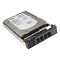 Фото-2 Серверный HDD Dell 14G 400-ATKJ 3,5″, вид под углом: салазки с закрытой передней ручкой и прямоугольными окнами на фронтальной панели, сверху видна белая сервисная наклейка; белый фон для понимания посадки в серверный отсек.