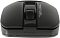 Фото-7 Беспроводная мышь A4Tech Fstyler FG12S Black, фронтальный вид; видны раздельные основные кнопки, широкое колесо прокрутки и прямой передний край низкого корпуса; изображение помогает оценить переднюю геометрию мыши на странице товара.