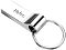 Фото-2 USB‑накопитель Netac U275 64GB, вид со стороны крепления: металлическая втулка и кольцо‑брелок, серебристый корпус с гравировкой Netac, белый фон. Для страницы товара важно показать узел крепления кольца к корпусу.